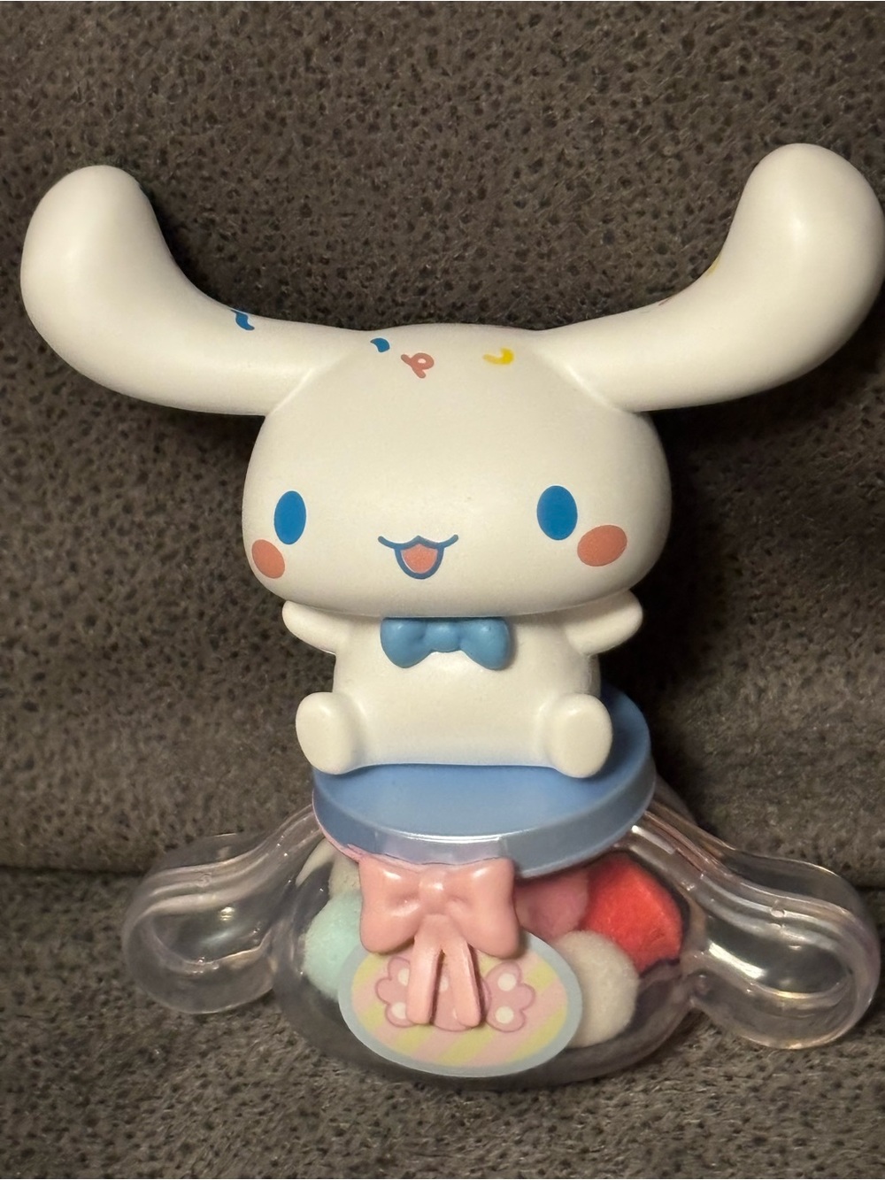 Sanrio Adorable Cinnamoroll White & Blue with Candy Dispenser Base